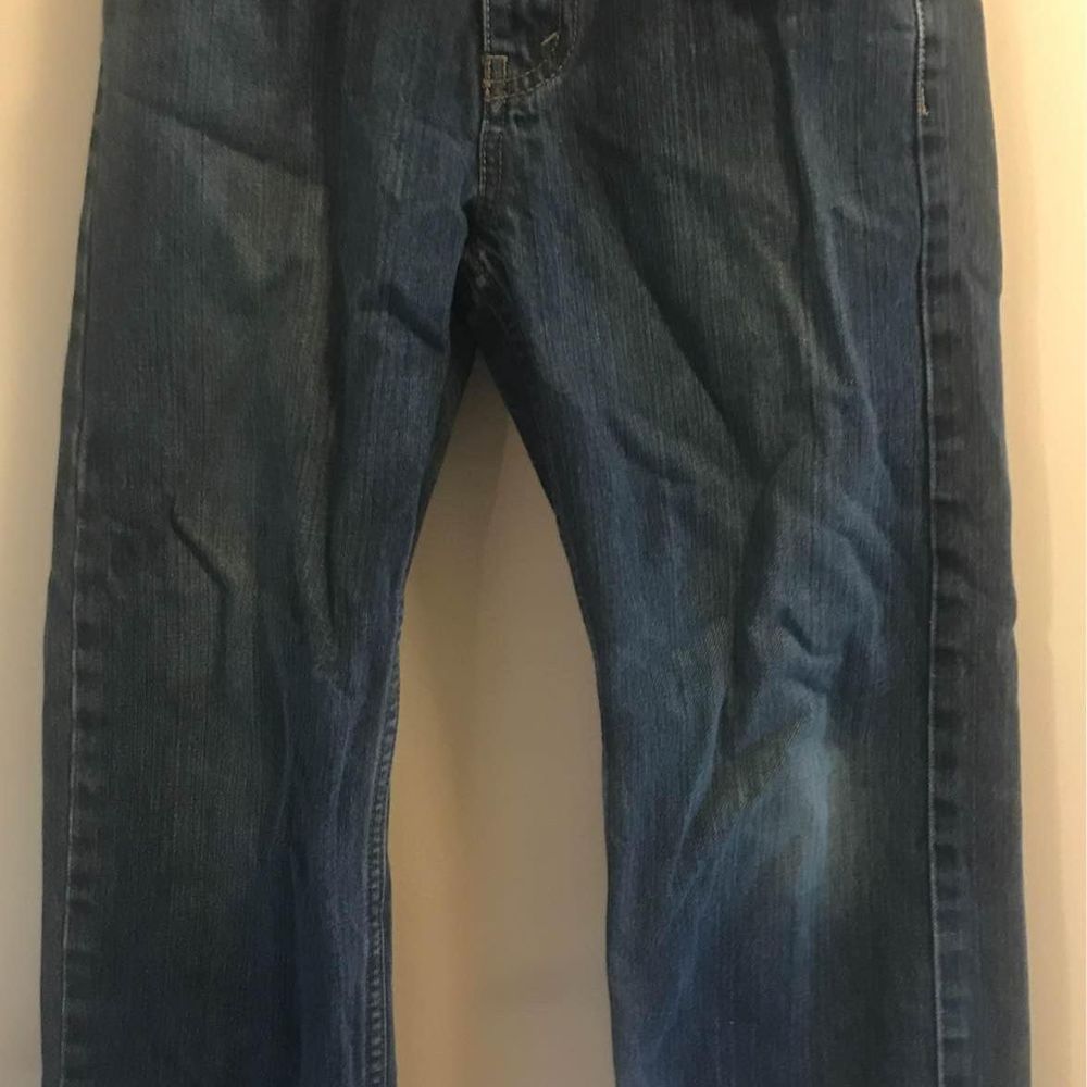 Boys Blue Jeans Denim Levi’s 550 Relaxed Size 8 Reg Adjustable Waist